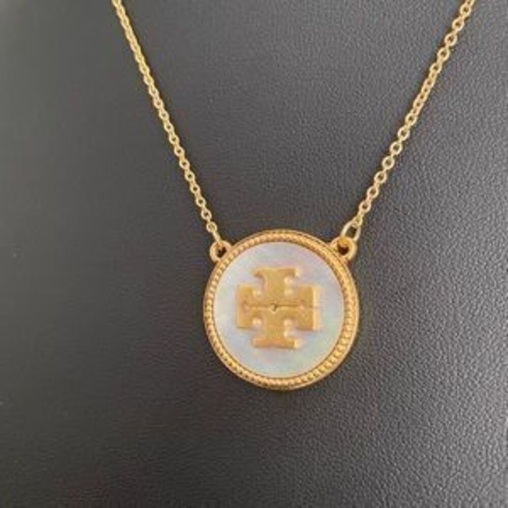 TORY BURCHDangling logo disc on wire earrings